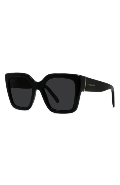 Givenchy Bold Square Acetate Sunglasses In Black
