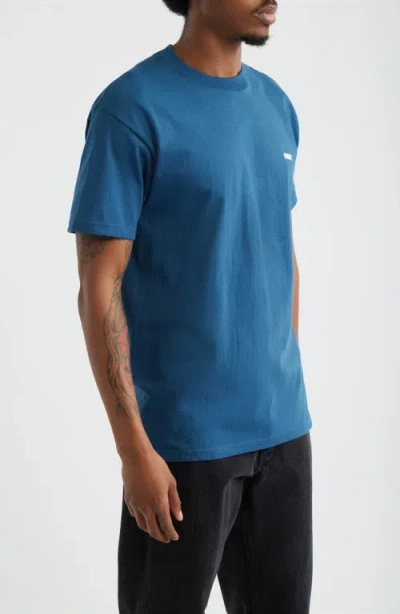 Obey Visual Studios Flower Graphic T-shirt In Blue