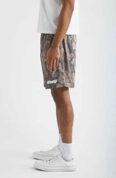 Obey Stanton Mesh Shorts In Multi