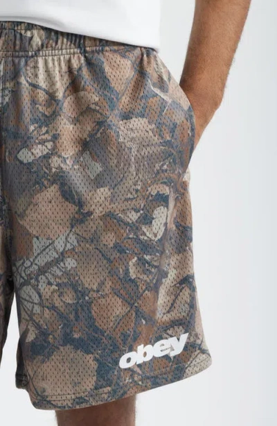 Obey Stanton Mesh Shorts In Multi