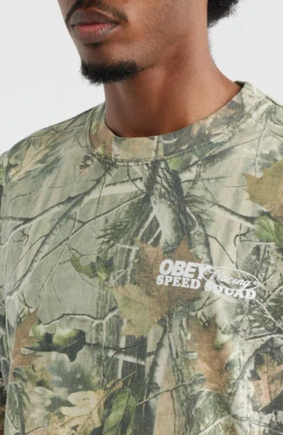 Obey Speed Squad Graphic T-shirt In Multi