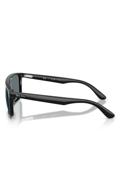 Ray Ban Ray-ban 55mm Polarized Square Sunglasses In White