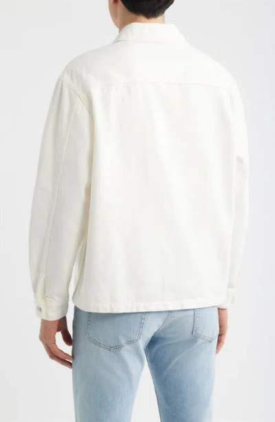 Frame Cotton Blend Shirt Jacket In Multi