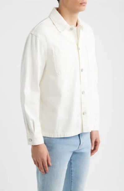 Frame Cotton Blend Shirt Jacket In Multi