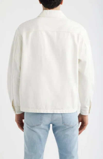 Frame Cotton Blend Shirt Jacket In Multi