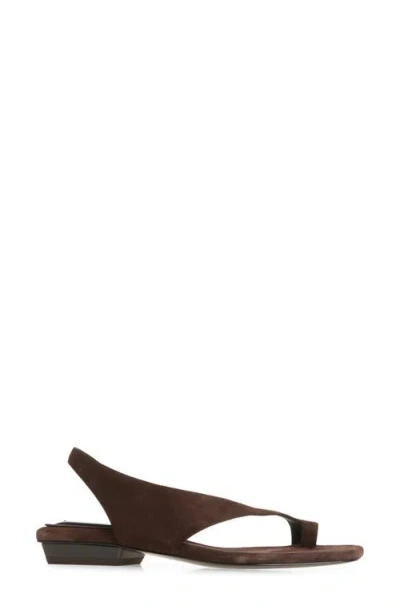 Rag & Bone Liv Flat Sandals Dkcsd In Brown