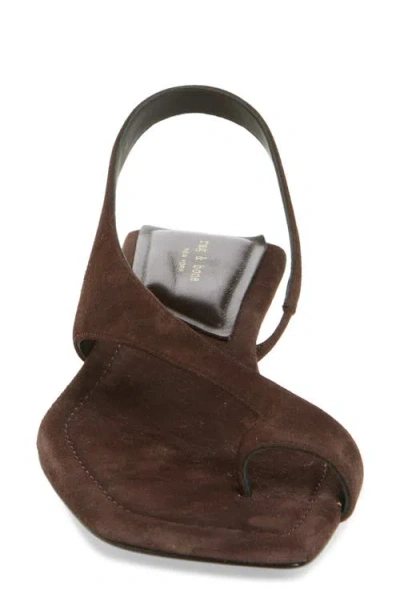 Rag & Bone Liv Flat Sandals Dkcsd In Brown
