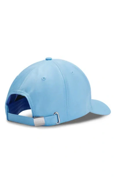 Hugo Boss Boss Poulin Lux Flag Patch Adjustable Baseball Cap In Pattern