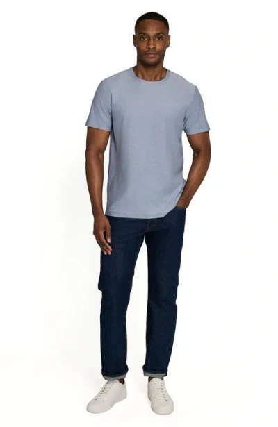 Brooklyn Brigade Solid Mapleton Luxe Cross Dyed T-shirt In Blue