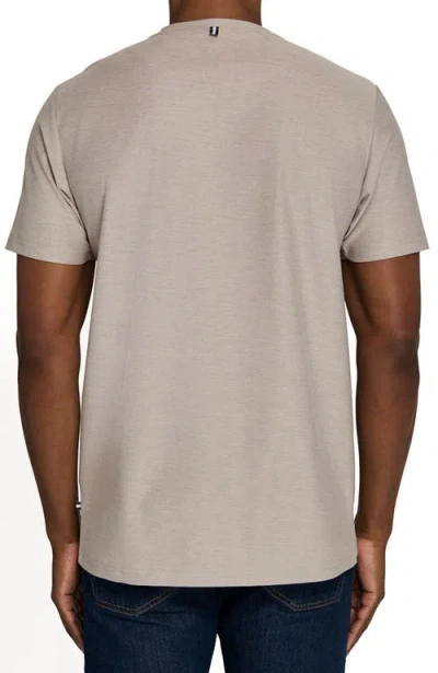 Brooklyn Brigade Solid Mapleton Luxe Cross Dyed T-shirt In Brown