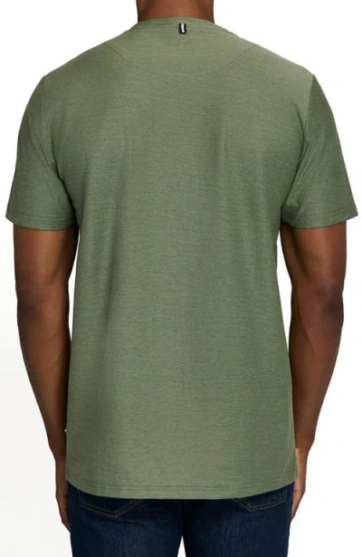 Brooklyn Brigade Solid Mapleton Luxe Cross Dyed T-shirt In Brown