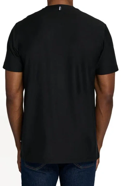 Brooklyn Brigade Solid Mapleton Luxe Cross Dyed T-shirt In Blue