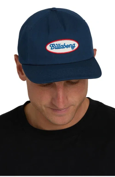Billabong Caution Patch Snapback Hat In Green