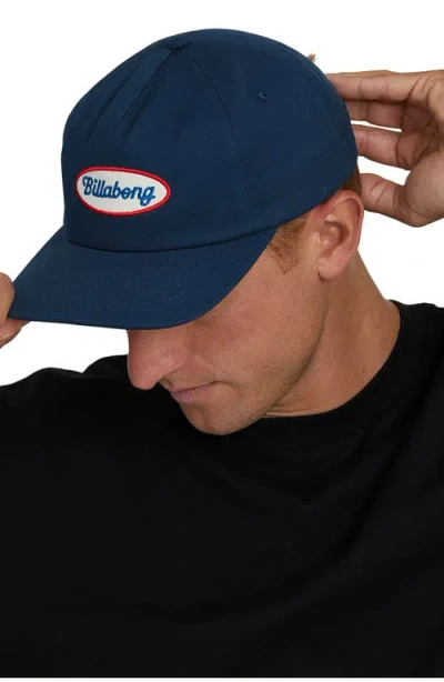 Billabong Caution Patch Snapback Hat In Green