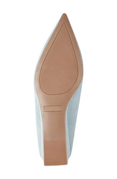 Marc Fisher Ltd Malley Pointed Toe Mule In Blue