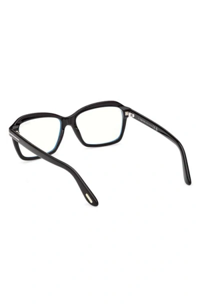 Tom Ford 54mm Rectangular Optical Glasses In White