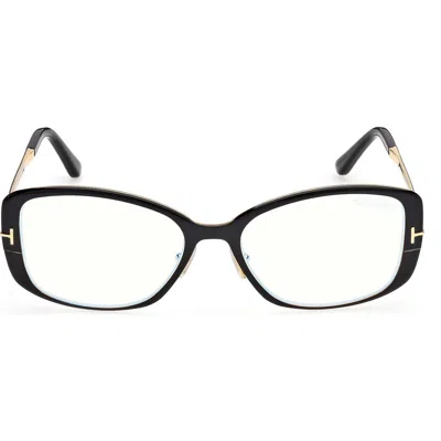 Tom Ford 54mm Rectangular Optical Glasses In Pink