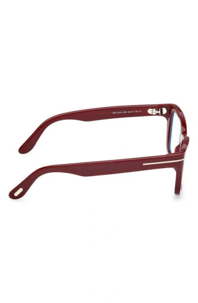 Tom Ford 54mm Butterfly Optical Glasses In Burgundy