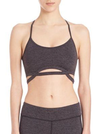 Free People Movement Infinity Sports Bra In Charcoal