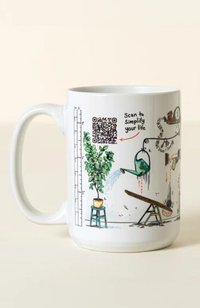 Uncommon Goods Daily Life Hack Interactive Qr Mug In Multi
