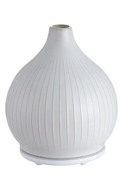 Serene House Pistil White Ceramic Ultrasonic Diffuser In White