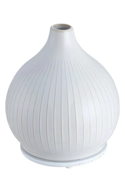 Serene House Pistil White Ceramic Ultrasonic Diffuser In White