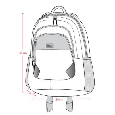 Deux Par Deux Flowers Compact Functional Backpack In White