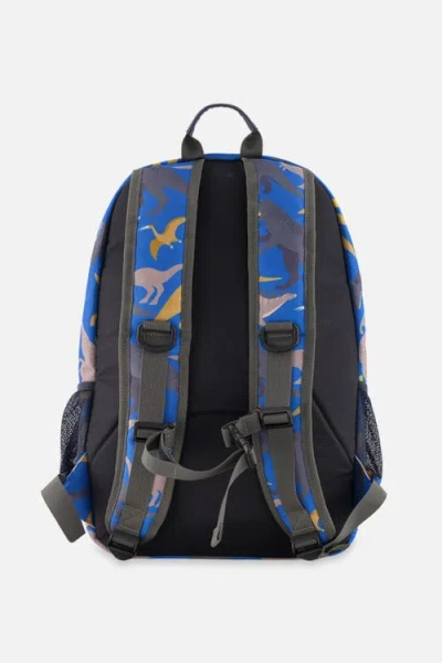 Deux Par Deux Dinosaur Durable Spacious Organized Backpack In Multi