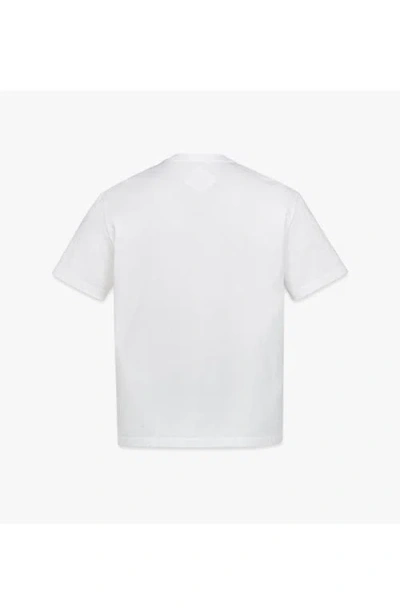 Mcm Monogram Patch Pocket T-shirt In White