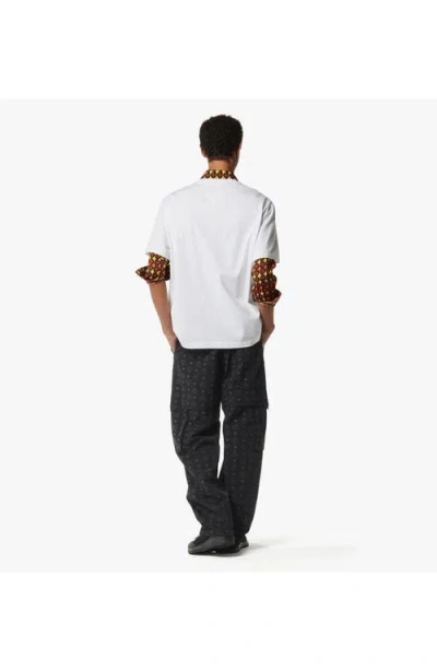 Mcm Monogram Patch Pocket T-shirt In White