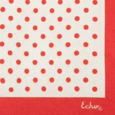 Echo Pin Dot Silk Scarf In Multi