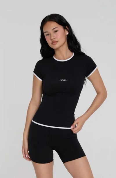Form Layering Tee In Black