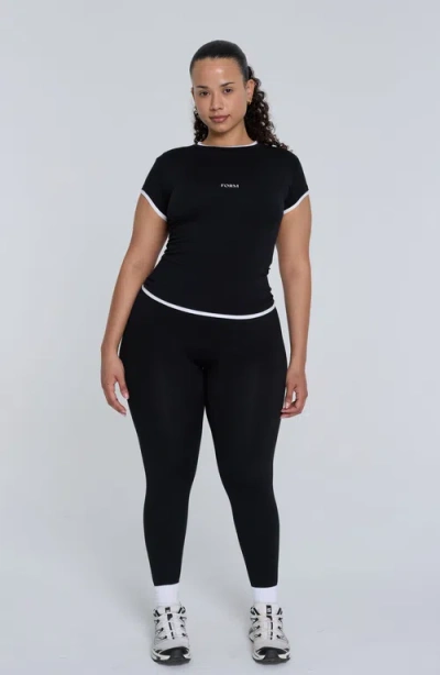Form Layering Tee In Black