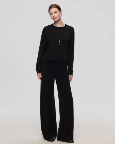 Juana Nilo Knitted Pull-on Pants In Black