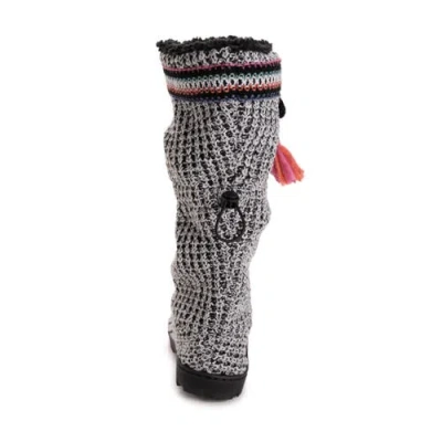 Muk Luks Tabbi Toggle Slipper Boot In Multi