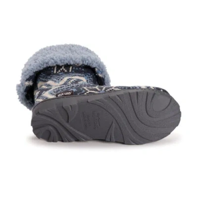 Muk Luks Tabbi Toggle Slipper Boot In Multi