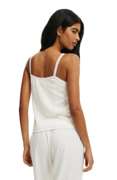 Cotton On Knit Button Through Cami In Multi