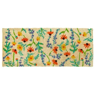 Tag Field Flower Estate Coir Mat Multi Coir Everyday,summer In Neutral