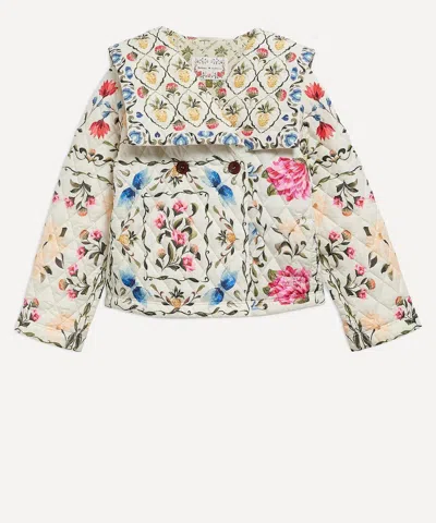 Barbour Women's X Farm Rio Azelia Quilted Jacket In Multi