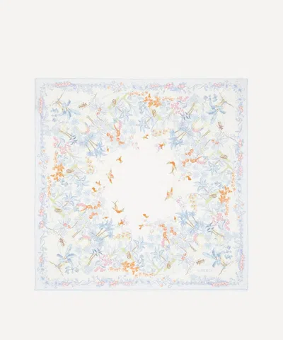 Liberty Women's Tropical Toile Silk Scarf 90 In Metallic