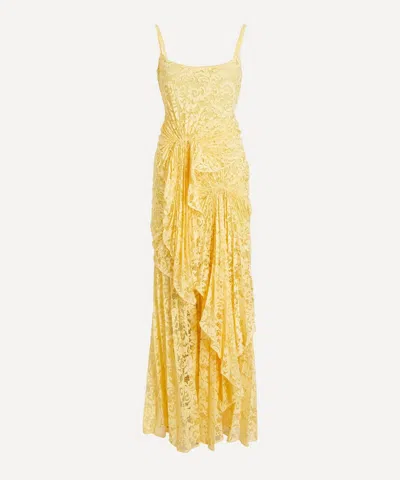 Georgia Hardinge Women's Riviera Lemon Floor-length Dress In Yellow