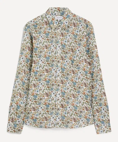 Liberty Mens Classic Fit Hemp Shirt In Rachel In Multi