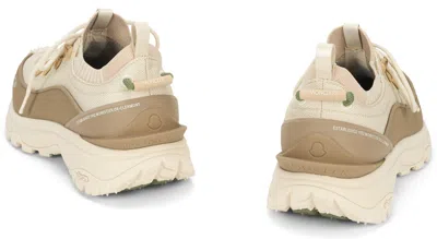 Moncler Two-tone Canvas Trailgrip Lite3 Sneakers In Neutral