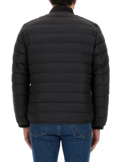 Woolrich Jacket With Logo In Black