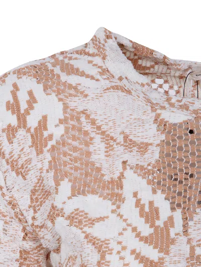 Comme Des Garçons Asymetrical T-shirt In Multi
