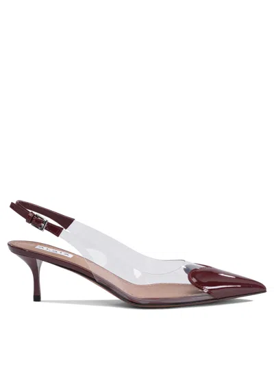Alaïa Le Coeur 55 Patent Leather Slingback Pumps In Multi