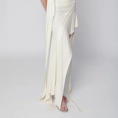 Francesco Murano White Backless Top In White