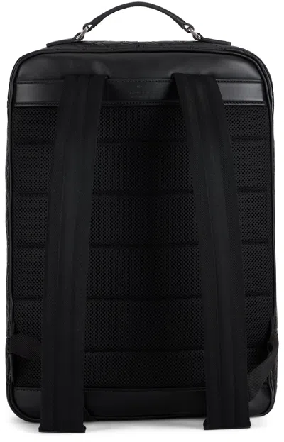 Gucci Medium Monogram Leather Backpack In Black