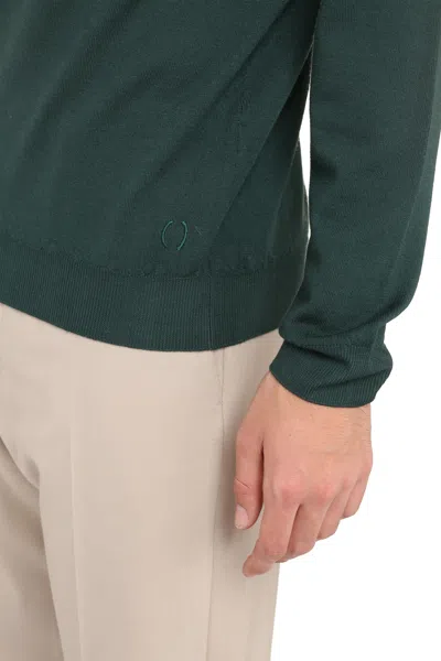 The (alphabet) The (knit) - Wool Pullover In Green