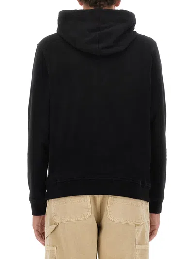 Belstaff Mens Pullover Hoodie In Black In Black Fabric